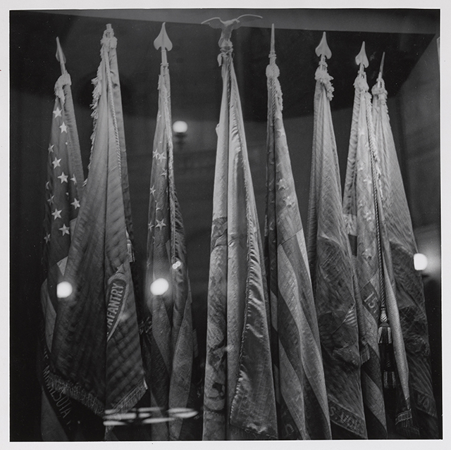 Battle flags in the Capitol Rotunda