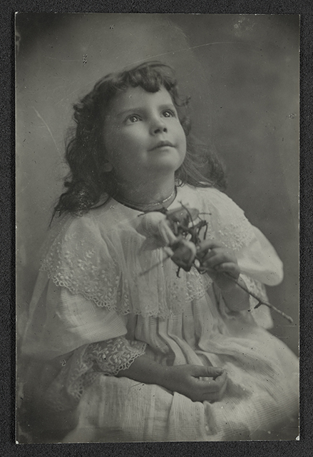 Photograph of Wanda Gág at the age of about three, c.1896.