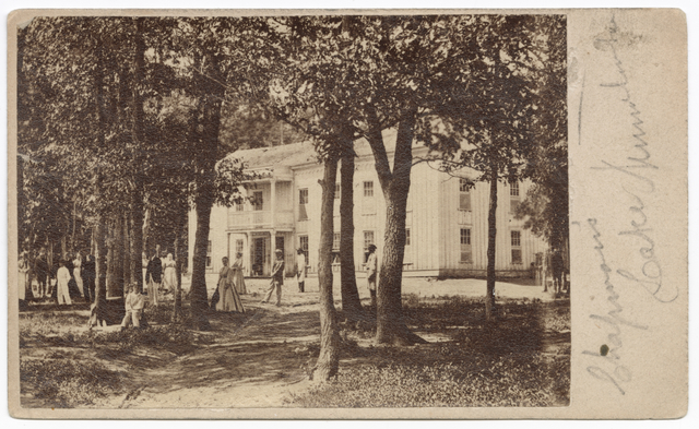 Carte-de-visite of Chapman's Hotel, c.1875.