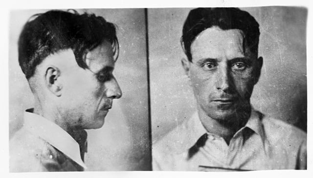 Black-and-white photograph of Fred Barker, 1931