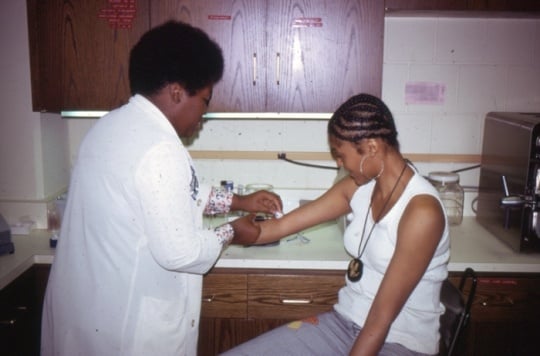 Sharon and Willie at Hallie Q. Brown Community Center