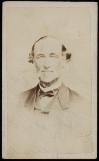 Reverend Chauncy Hobart of Red Wing. Chaplain of the Third Regiment of Minnesota Volunteers. Chaplain of the House in the first Territorial Legislature and of the State Legislature in 1877.