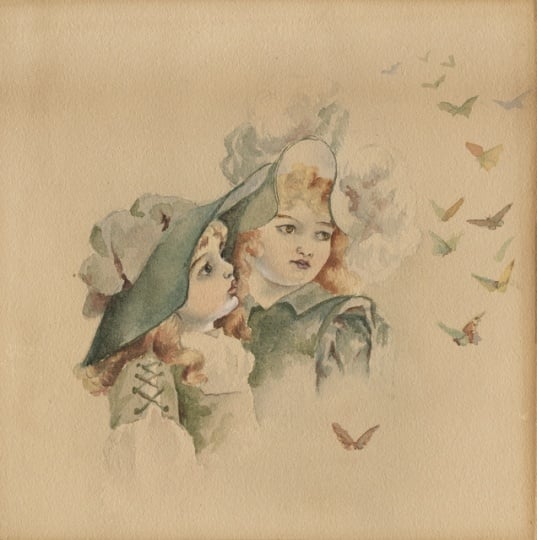 "Two Girls in Green"