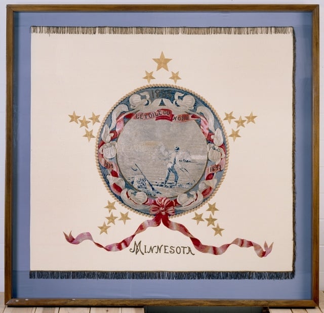 Minnesota's first state flag