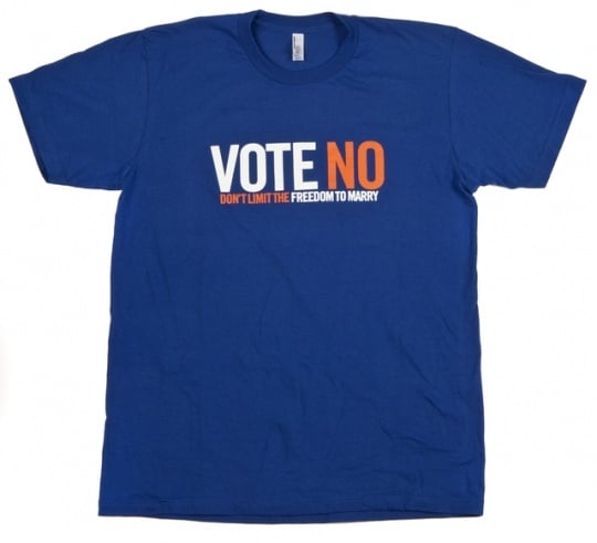 Color image of a Minnesota United for All Families t-shirt, 2012.