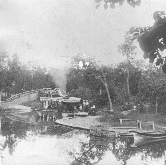 Steamboat at Shoreham dock