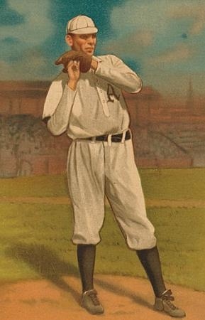 Color image of Charles Bender baseball card, 1911.