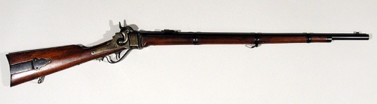 Color image of an 1859 Sharps rifle.