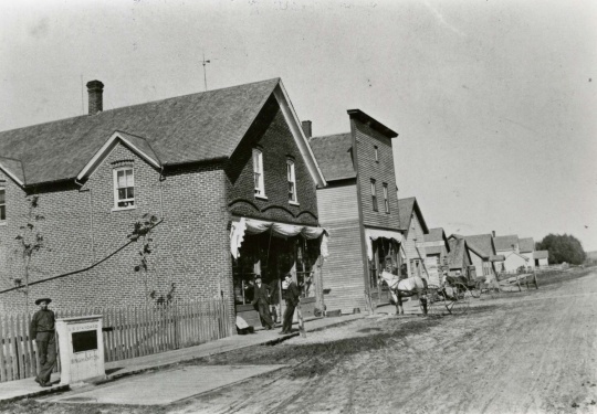 Clemens Meyers General Store on Oak Grove St, Meire Grove, MN ca1900_0-1