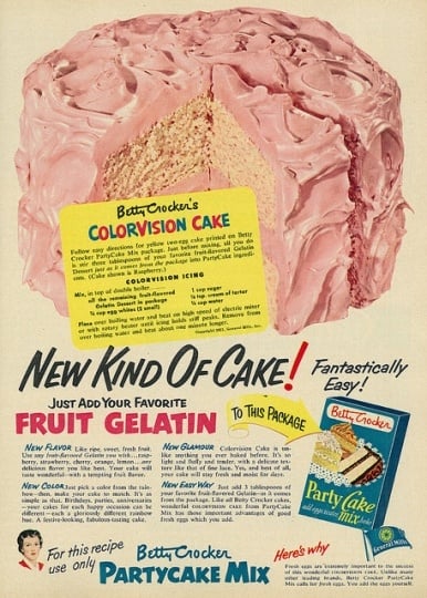 Colorvision Cake advertisement