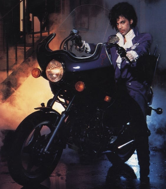 Detail of Purple Rain movie brochure