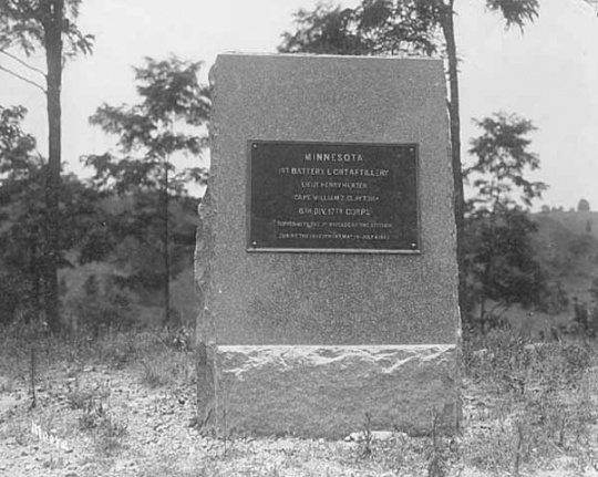 1st Minnesota Battery monument, Vicksburg National Military Park.