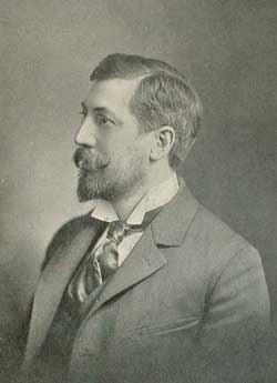 Black and white photograph of Edward Clark Potter, c.1899.