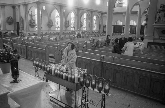Inside St. Adalbert Church