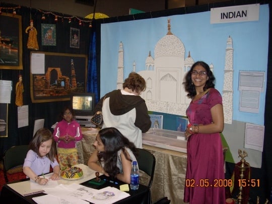India booth at the 2008 Festival of Nations