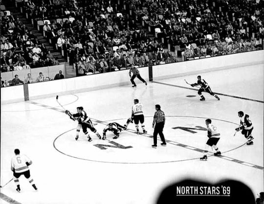 The Minnesota North Stars compete at Metropolitan Sports Center, 1969. The Minnesota North Stars brought the NHL to Minnesota in 1967.