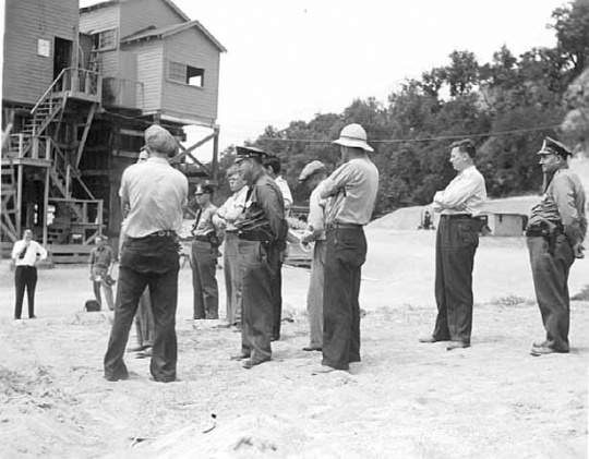 Strike at the WPA gravel pit project