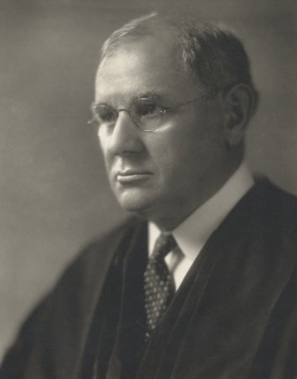 Black and white photograph of U.S. Supreme Court Justice Pierce Butler, 1930.