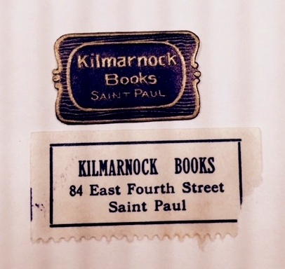 Kilmarnock Bookstore trade labels