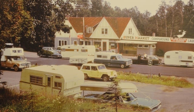 Lambs Resort, ca.1968 after Skip and Linda purchased_ new laundry and grocery addition-1