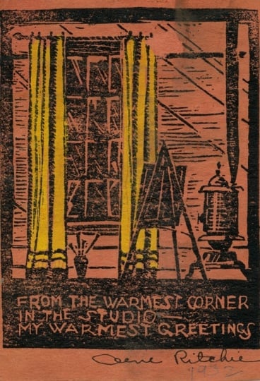 Holiday card made by Gene Ritchie