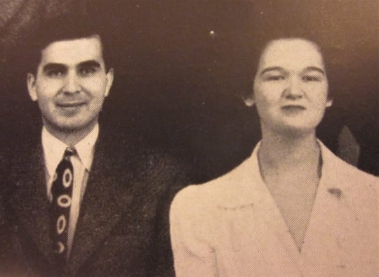 Max and Carol Shulman, ca. 1940s. From a 1940s issue of Ski-U-Mah, the University of Minnesota’s humor magazine, available on microfilm at the Minnesota Historical Society.