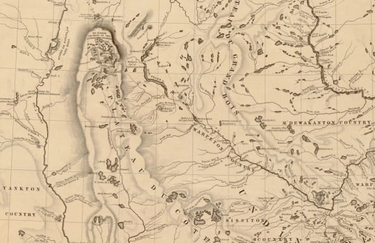 1843 Nicollet map