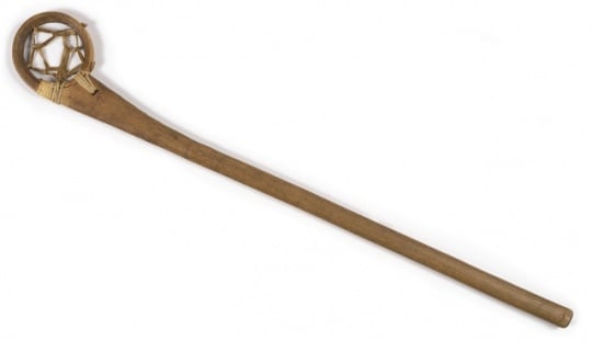 Traditional Ojibwe lacrosse stick