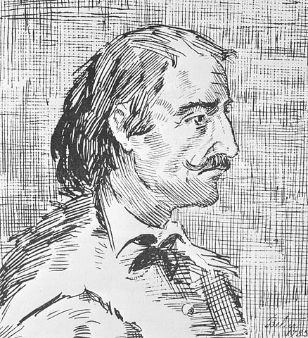 Sketch of Pierre-Esprit Radisson, undated.
