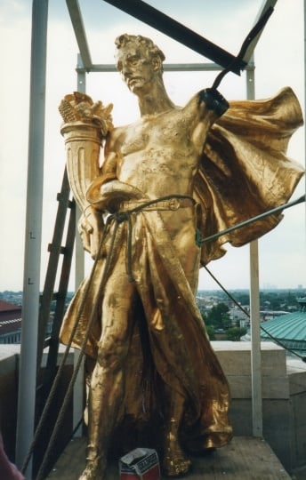 Color image of Prosperity prior to restoration, August 1994. Photographed by Linda A. Cameron