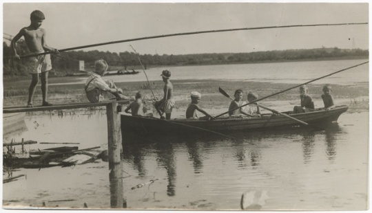 Children’s Preventorium patients fishing