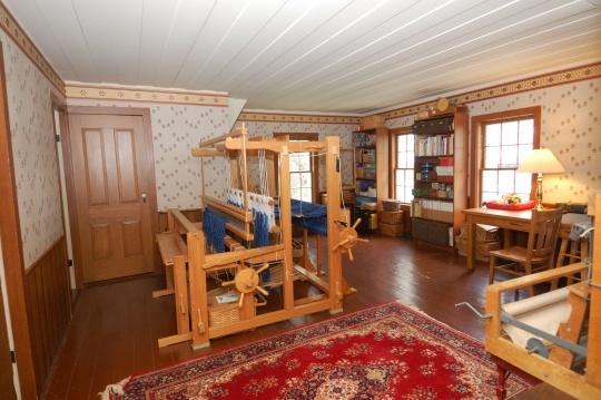 Thorstein Veblen home interior (furnished), Nerstrand, Minnesota, ca. 2011.