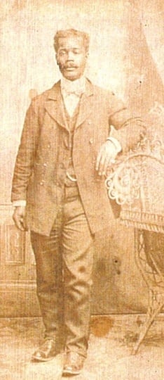 Black and white photograph of John Frank Wheaton, c.1900.
