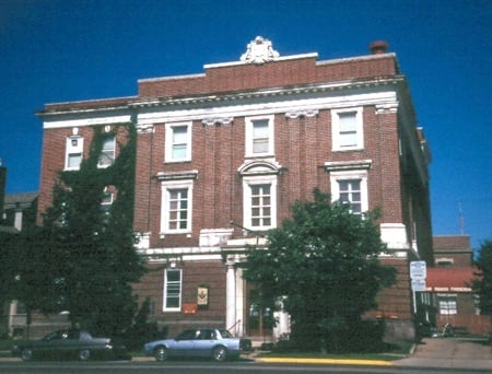 Color image of the Winona Masonic Temple, c.1998.
