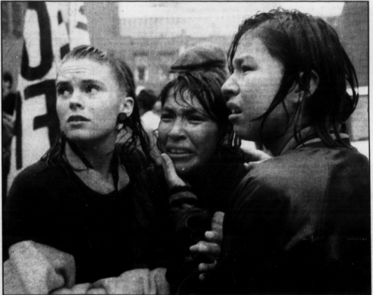 Up and Out of Poverty Now! organizers