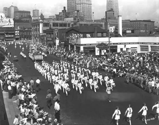 On To Victory Aquatennial Parade, 1942