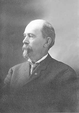 Black and white photograph of Josias King, c.1900.