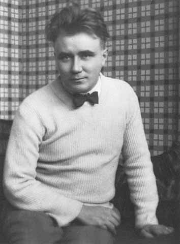 Black and white photograph of Adolf Dehn in Paris, c.1926.