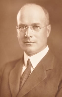 Black and white photograph of David Draper Dayton, 1919.
