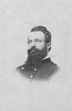 Black and white photograph of Major Alfred B. Brackett, c.1863.