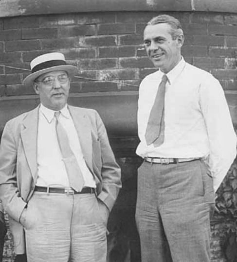 W.W. Dunn with William Hamm Jr.