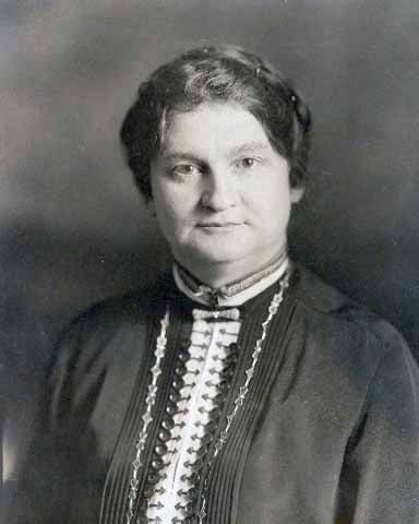 Black and white photograph of Catheryne Gilman, 1945.