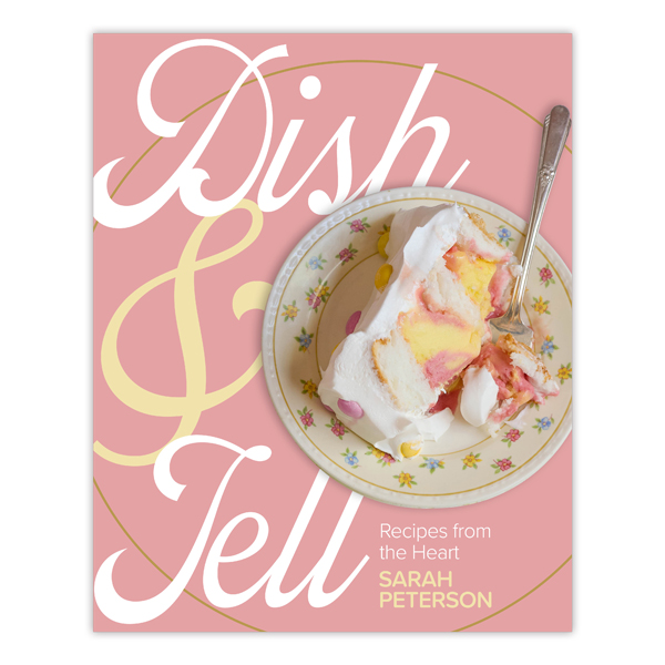 book cover with title dish and tell