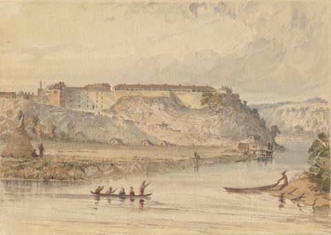 Fort Snelling in 1848
