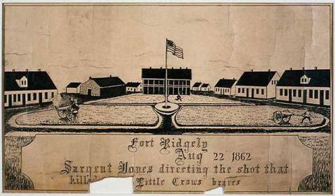 Fort Ridgely Drawing