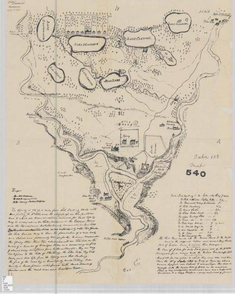 Taliaferro's Drawing of Fort Snelling