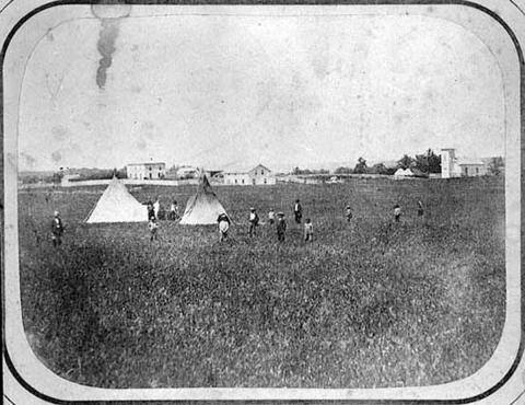 Hazelwood Mission station of Reverend Stephen R. Riggs