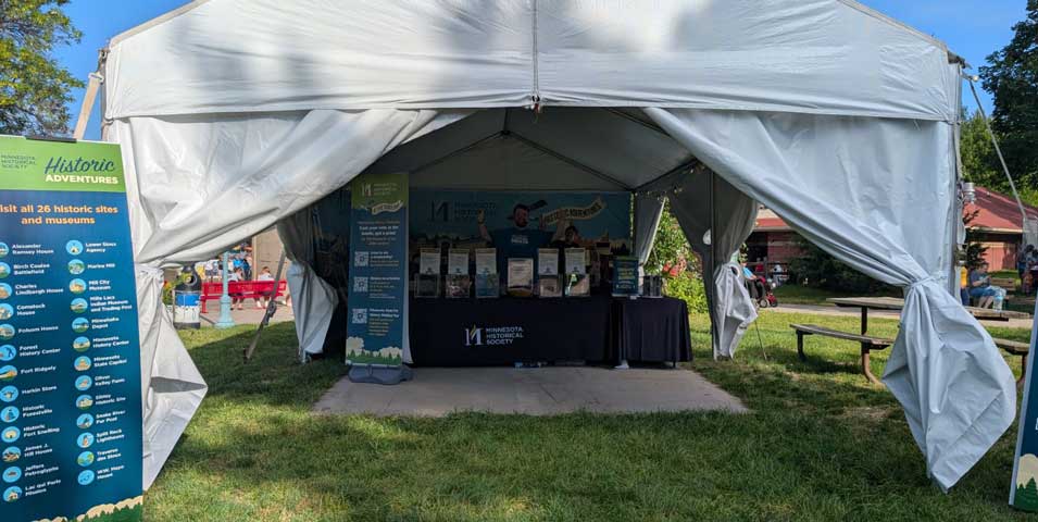 MNHS booth.