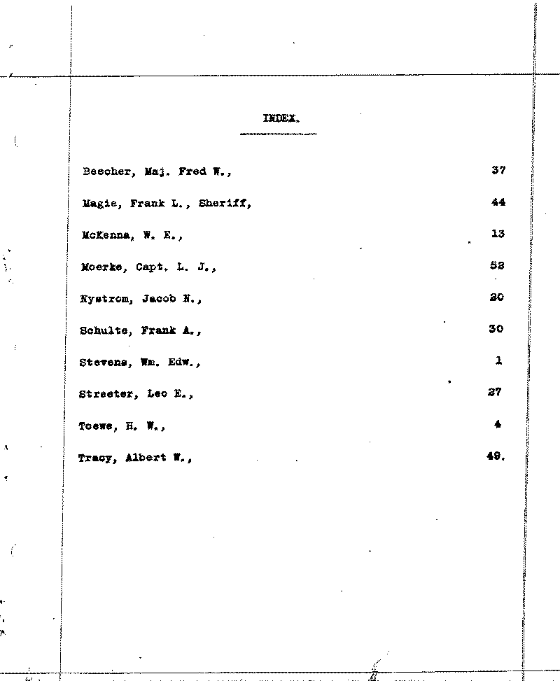 Investigation of the Lynching and Rioting on Tuesday night, June 15, 1920, at Duluth, Minnesota. Conducted by Adjutant General W. F. Rhinow.--Report(s) (gif)