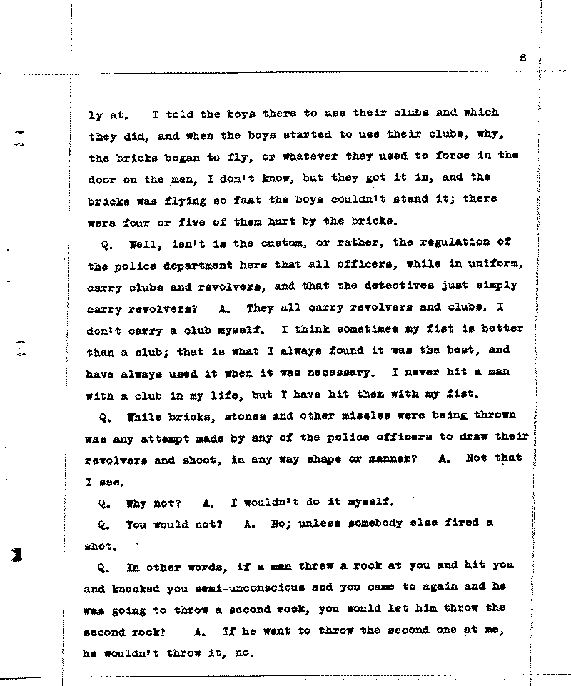 Investigation of the Lynching and Rioting on Tuesday night, June 15, 1920, at Duluth, Minnesota. Conducted by Adjutant General W. F. Rhinow.--Report(s) (gif)